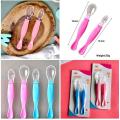 Silicone Feeding Spoon For Baby (Random Color).
