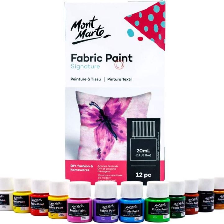 Mont Marte Tempera Paint Set 12pc X 500ml - Washable Kids Paint For Art & Crafts, Non-Toxic
