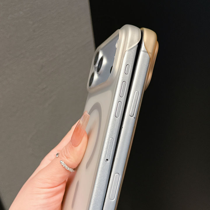 HOCE%20Frameless%20Matte%20Magnetic%20Phone%20Cases%20For%20iPhone%2011%2012%2013%2014%2015%2016%2017%20Pro%20Max%2014%2015%2016%20Plus%20MagSafe%20Case%20Hard%20PC%20Translucent%20Back%20Cover%20-%20Image%207
