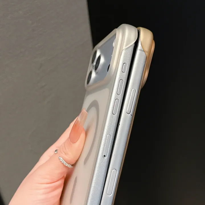HOCE%20Frameless%20Matte%20Magnetic%20Phone%20Cases%20For%20iPhone%2011%2012%2013%2014%2015%2016%2017%20Pro%20Max%2014%2015%2016%20Plus%20MagSafe%20Case%20Hard%20PC%20Translucent%20Back%20Cover%20-%20Image%207