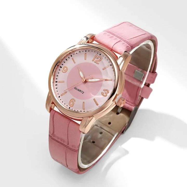 Two-color%20DialStylish%20Simplicity%20Women's%20Watches%20Quartz%20Watch%20Ladies%20Fashion%20Dial%20Casual%20Bracele%20Watch%20Leather%20Wristwatch%20-%20Image%202