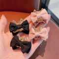 Claw Bow Crown Hair Clip Children Girls Women Fashion Hair Accessories Rabbit Ear Small Hair. 