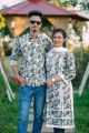 Ready Made Slab Cotton Viral Couple Set Matching Dress Traditionally Dress Fashionable Long Salwar Kameez Full Sleves Shirt For Stylish Woman Man 2pis. 