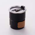 Outdoor Anti-Scalding Camping Cup High-Temperature Coffee Cup Black.