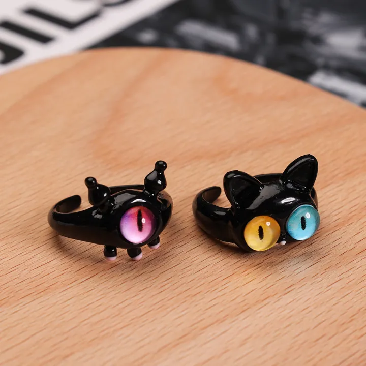 Punk%20Anime%20Monster%20Rings%20Women%20Child%20Friends%20Funny%20Animal%20Adjustable%20Opening%20Finger%20Ring%20Jewelry%20Gift%20-%20Image%203