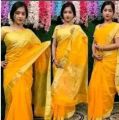 Tangail Half Silk Saree for Women - Multiple Colors. 