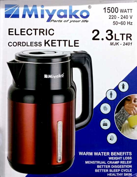 Miyako 2.3 Liter Electric Kettle MJK-2401