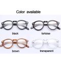 Acetate optical frame retro myopia spectacles frame Round Style Vintage Glasses Non-prescription Men Women eyeGlasses Eyewear.