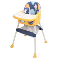 Baby Height Chair Baby Feeding High Chair Ergonomic Multifunctional Slip Resistant Double Layer Plate for Infant for Indoor. 