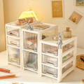 Transparent Acrylic Organizer Easy-to-clean Plastic Multi-tier Storage Rack Acrylic Cosmetic Storage for Bedroom Organization Tabletop Display Beauty Enthusiasts Jewelry Collection Office Storage. 