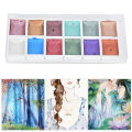 Solid Waterolor Paint, Art Supplies Solid Watercolor Pigment, for DIY Painting Student. 