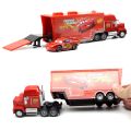 【happy one】Disney Pixar 4 Truck McQueen Uncle 1:55 Diecast Metal Alloy And Plastic Modle Toys Car Gifts For Children.