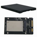 Metal mSATA SSD to 2.5" SATA Enclosure Converter Adapter Card SSD Case Tool. 