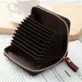 Men's card holder  Business Card Holder  Convenient storage Compact size  PU leather material  PU Leather Wallet Zipper closure  Women's card holder Zipper Wallet  for Office use  Business meetings  Travel accessory  Gift for professionals  Secure card. 