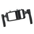 Universal Smartphone Video Rig with Handles 67mm Filter Adapter- Phone Cage Included.