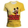 Disney Mickey Mouse Mickey Cartoon 3D Printing Harajuku Style Men's T-shirt Men's Oversized T-shirt Loose Ton Children's T-shirt. 