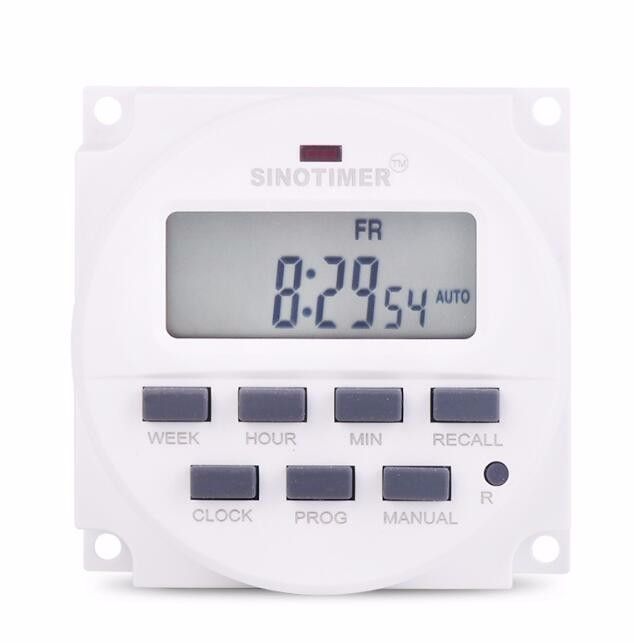 12V24V110V220V Digital LCD Tools DIY Display Programmable Time Timer ...