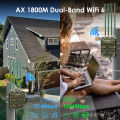 WAVLINK WiFi6 Outdoor Mesh Router/AP/ Dual Band 2.4G+5G AX1800/AX3000 Long Range Extender with 4x8dBi High-gain Antennas.