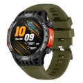HT22 smartwatch 1.46 "men's sports and fitness tracker, heart rate, blood pressure, Bluetooth communication, IP68 waterproof compass. 