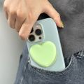 Magnetic Phone Holder For IPhone 15/14/13/12 Series MagSafe Grip Stand Silicone Heart P-Socket Pop. 