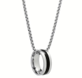 Luxury & Minimalist Flat Ring With Chain Necklace- Finger Ring & Chain.