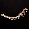 Ear Cuff Electroplating Charming Rhinestone Cuff Stud Earring. 