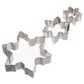 3pcs Metal Snowflake Baby Biscuit Cookie Cutter Fondant Cake Mould -. 