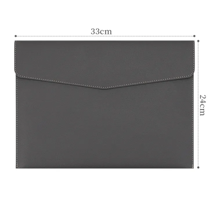 Quality%20PU%20Leather%20Document%20Bag%20Multipurpose%20Use%20A4%20Size-Compatible%20Femme%20Design%20PU%20Leather%20Pouch%20Portable%20Pouch%20Document%20-%20Image%206