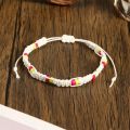 Bohemian Colored Beads Spaced Hand-woven Bracelet Women Casual Daily Trendy Simple Accessories Friendship Gifts. 