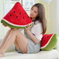 Lifelike Cute Watermelon Plush Toys Doll Stuffed Plant Cushions Kawaii Cartoon Fruits Pillow Soft Toy for Children Birthday Gift. 