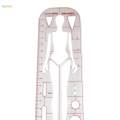French Curve Template Ruler for Combination Fashion Designing Pattern Makers. 