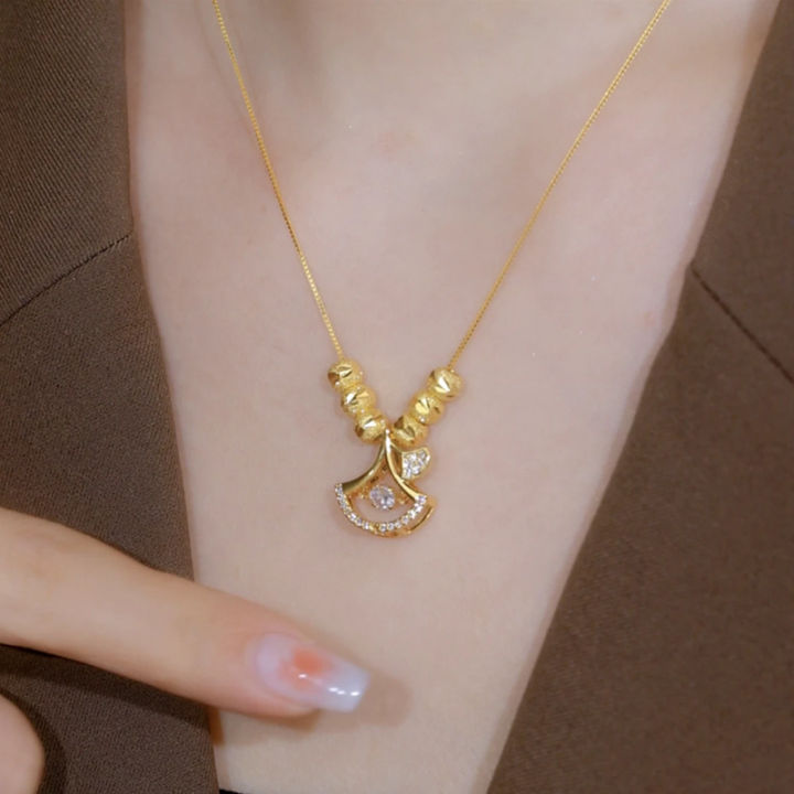 Douyin%20Live%20Broadcast%20Temperament%20Niche%20Golden%20Titanium%20Steel%20Necklace%20Summer%20Versatile%20Girls%20Clavicle%20Chain%20Simple%20INS%20Style%20-%20Image%208