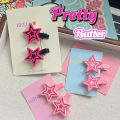 Y2K Star Hairpin Shiny Star Hair Clips New Fashion Side Bang Duck Mouth Clip Hair Accessories For Cool Girls. 