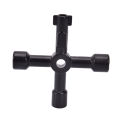 4 Way Utility Key Plumbing Radiator Bleed Gas Electric Meter Stop Cock Tap Metal. 