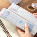 Transparent Silicone Remote Control Cover TV Air Condition Remote Control Case Holder Anti-dirt Dust-proof Cover Protective Case.