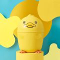 Creative Little Cute Animal Desktop Trash Can Home Cute Plastic Storage Bucket Office Study Clamshell Trash Bucket Tissue Box.