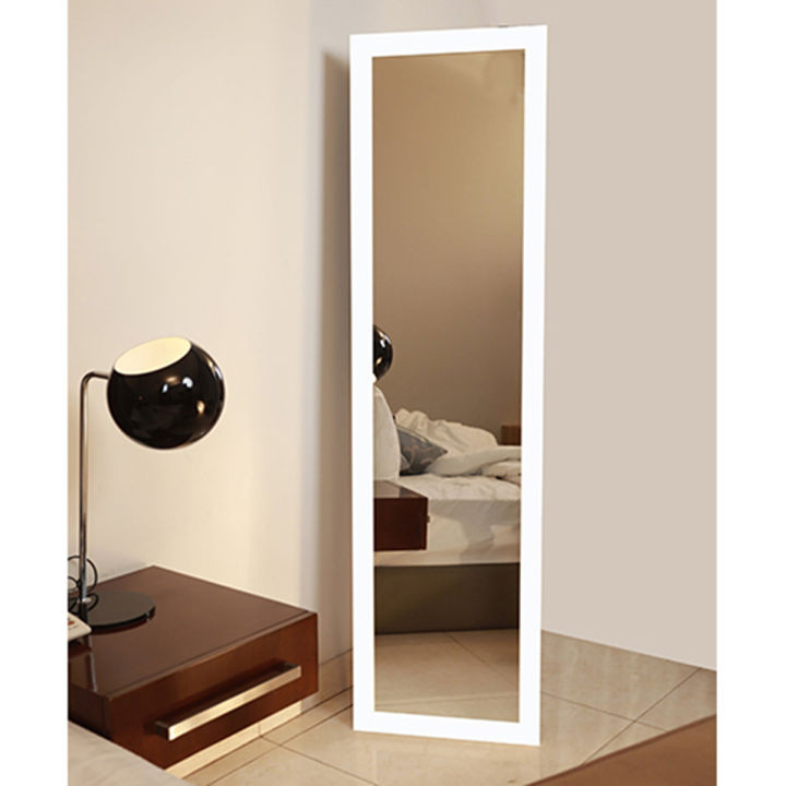White Full View Mirror For Home Decor