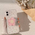 Phone Case For Redmi 10X Note 12 4G 8 9 9S 9T 10 10S 11 11S 12S 12 Pro Plus Max Casing Cute INS Pink Love Flowers Flower Holder Back Cover 3D Clear Fashion Transparent Soft TPU.