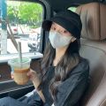 Zhao Lusi Same Sun Hat Women's Spring and Autumn Korean Drawstring Lightweight Sun-Proof Face Cover Sun Bucket Hat Peaked Cap.