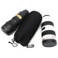 Waterproof Soft Neoprene Camera Lens Pouch Bag Black Drawstring Protector Case Professional safety design. 