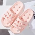 Summer Men Shower Slippers Slides Bathroom Leaking Non-Slip Indoor House Thick Bottom Hole Flip Flops Women Quick-Drying Slipper.