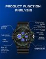 SANDA Brand G- Style Military Watch Men Digital Shock Sports Watches For Man Waterproof Electronic Wristwatch Mens 2023 Relogios. 