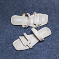 Premium Quality Stylish Artificial Leather Flat Sandals for Women.