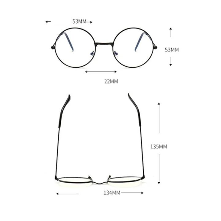 Vintage%20Round%20Metal%20Frame%20Blue%20Light%20Blocking%20Personality%20College%20Style%20Clear%20Lens%20Eye%20Glasses%20Eye%20Protection%20Mobile%20Phone%20Game%20-%20Image%206