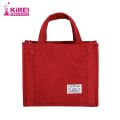 Corduroy ladies handbags new trend single shoulder bag solid color buckle messenger bag small square bag Christmas Gift.