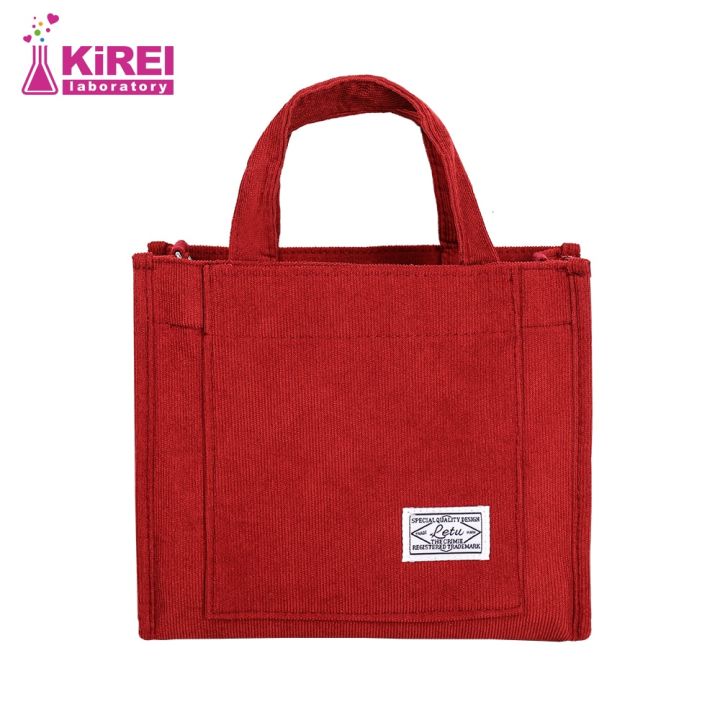 Corduroy ladies handbags new trend single shoulder bag solid color buckle messenger bag small square bag Christmas Gift