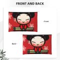 Custom Pucca Anime Manga Travel Cosmetic Bag Women Makeup Toiletry Organizer Lady Beauty Storage Dopp Kit. 