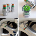 4Pcs Auto Car Tire Air Pressure Monitor Alert Indicator Tire Valve Cap Gauge Stem  Tire Pressure Monitoring Tyre Accessories. 