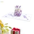 3D Greeting Card Paper Card for Valentines Day Mother's Day Engagement. 