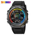 SKMEI Dual-Display Electronic Watch With Compass and Calorie Function 50m Waterproof Mutifunctional Sports Fashion Wristwatches For Men 2209. 